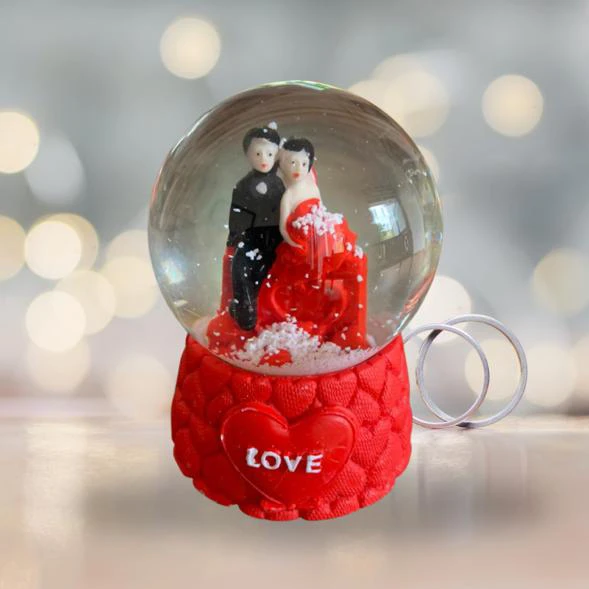 Snow Globe - Red Base - 5534C A