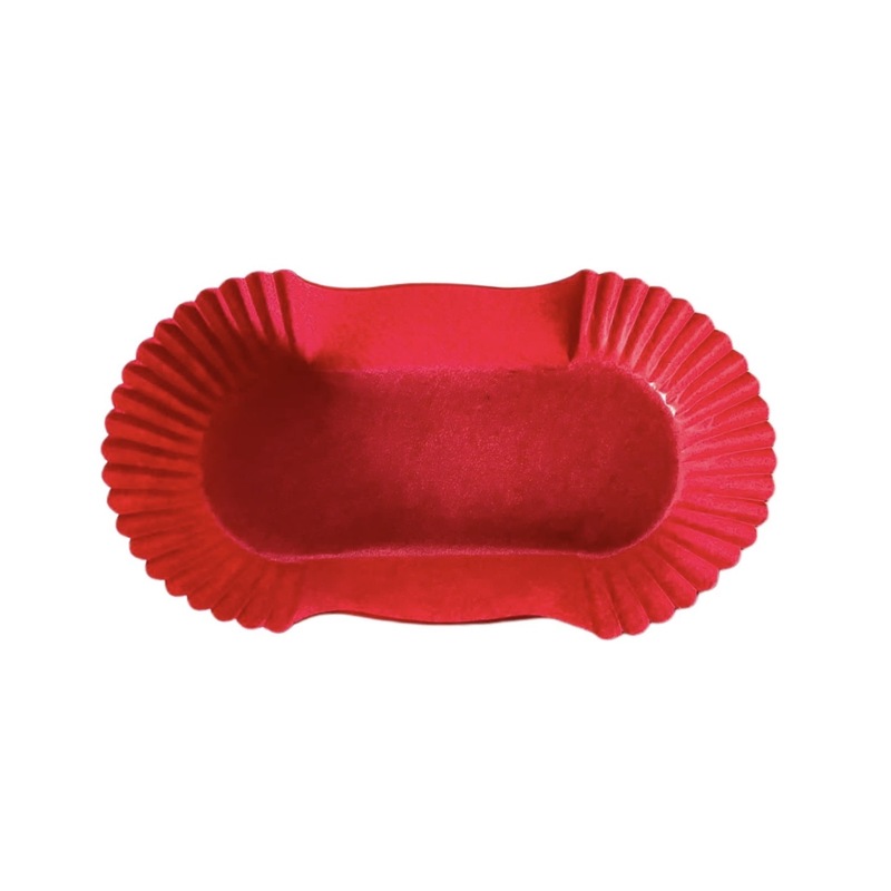 Eclair Cake Cases - 125 mm x 85 mm M - Red 25 Pcs