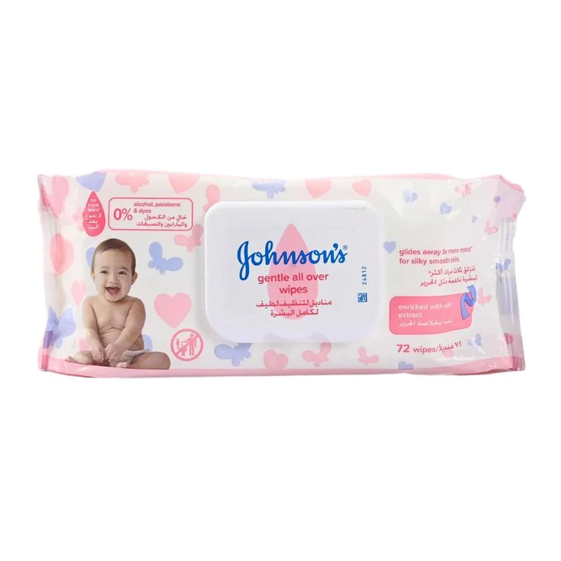 Johnsons Wet Wipes - 72 Pcs.