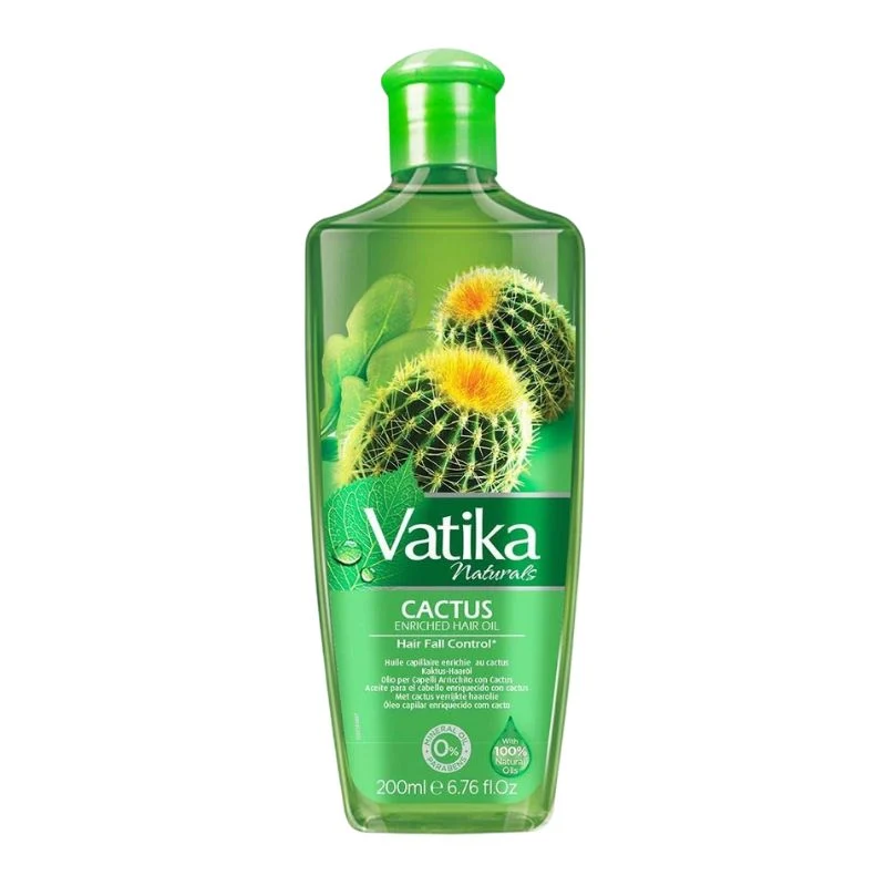 Vatika Cactus Enriched Hair Fall Control Hair Oil 200ml