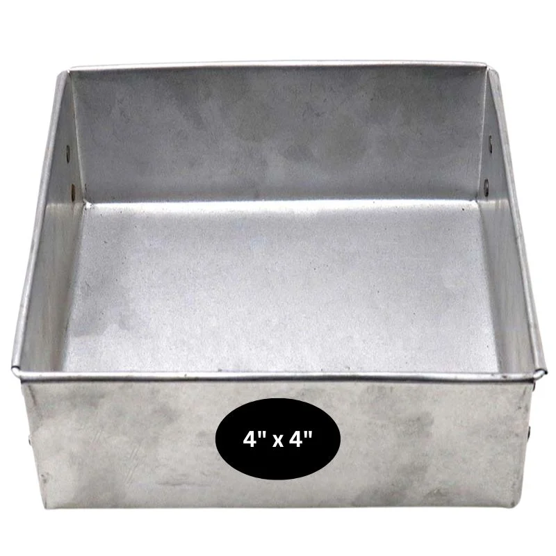 Square Baking Tray 4″ x 4″